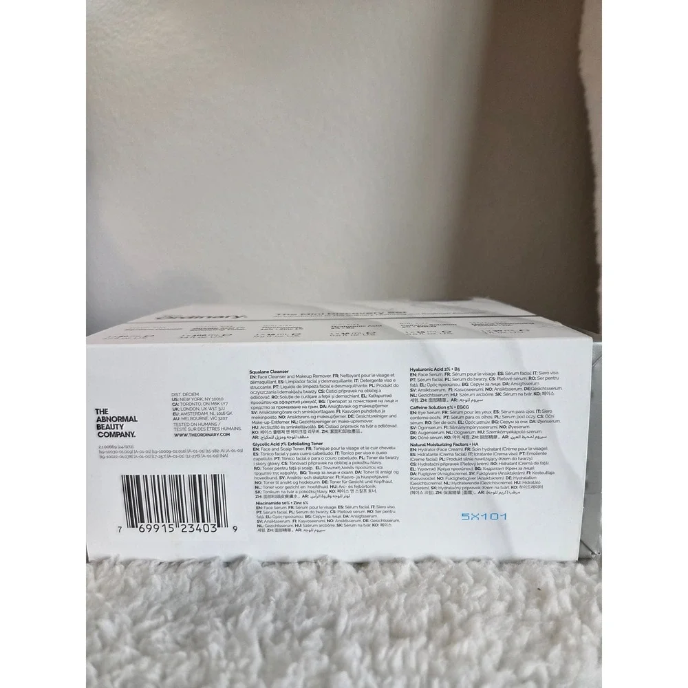 The Ordinary Mini Discovery Set 6-Piece Skincare Regimen Essentials Travel Kit